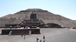 tempel van de zon in Teotihuácan