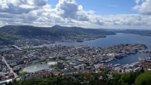 uitzicht over Bergen