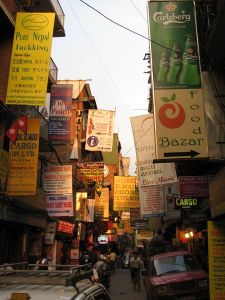 de wijk Thamel in Kathmandu