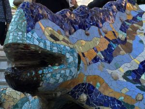 Gaudí's handelsmerk: mozaïek